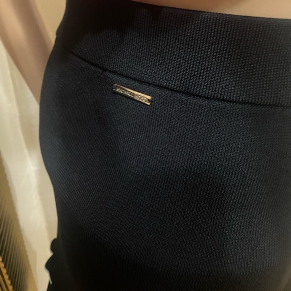 Michael Kors Black Mini Skirt with Ruffle Trim - Picture 8 of 11